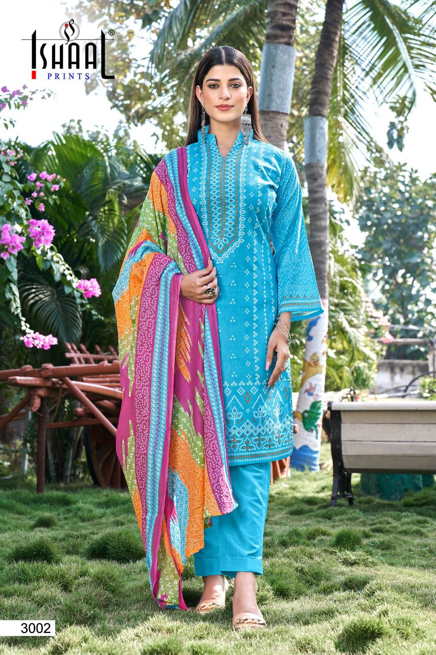 Kayseriya Vol 3 By Ishaal Cotton Dress Material Catalog